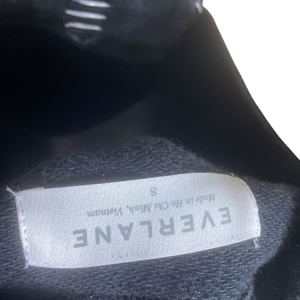 Everlane sweater 100% human pullover small black on black - Picture 6 of 6